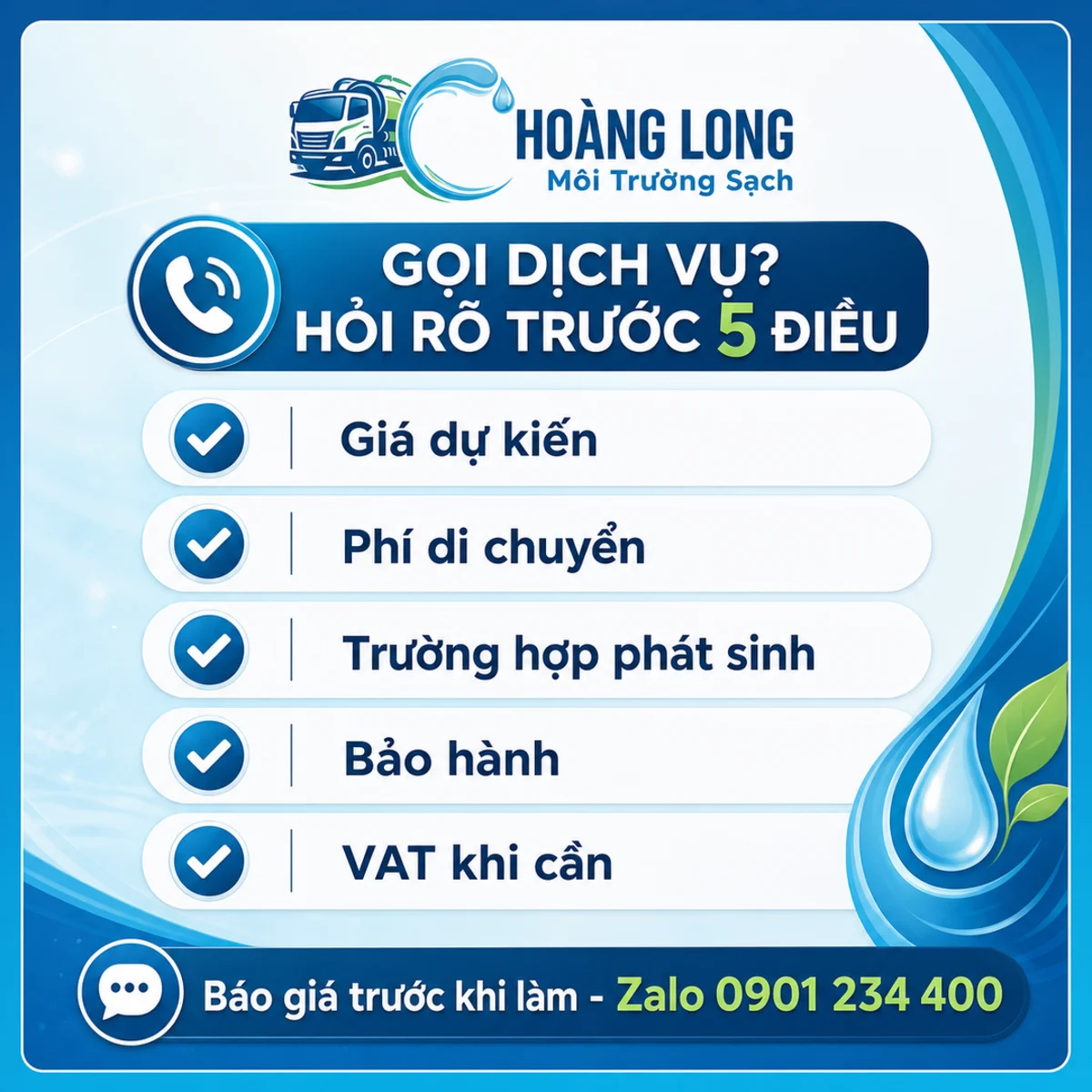 Hút Hầm Cầu Cam Ranh: Bảng Giá 2026 Và Lưu Ý Cho Resort, Khu Công Nghiệp