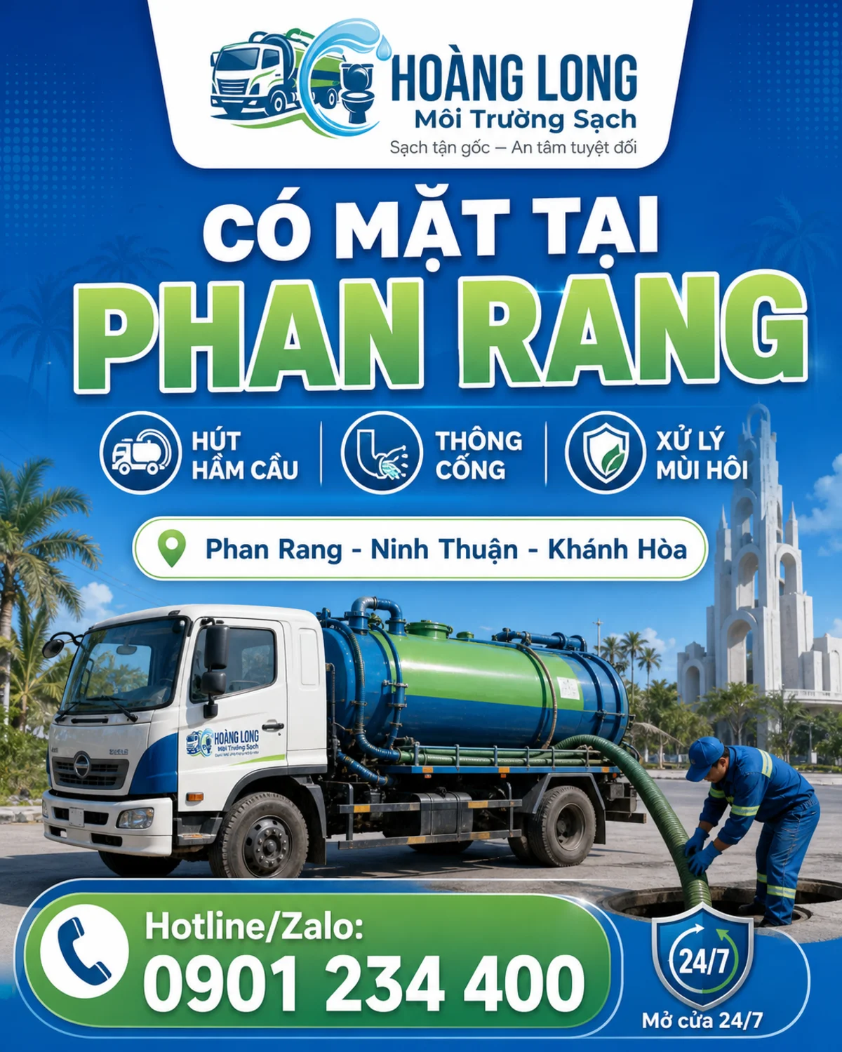 Hút Hầm Cầu Phan Rang-Tháp Chàm: Bảng Giá 2026 Và Lưu Ý Khi Chọn Đơn Vị